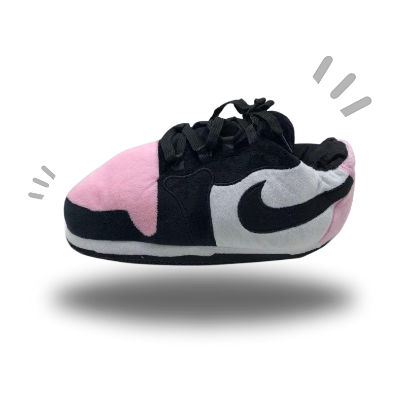 AIRSLICK - Chausson Sneakers Nike Dunk Low Rose et Noir