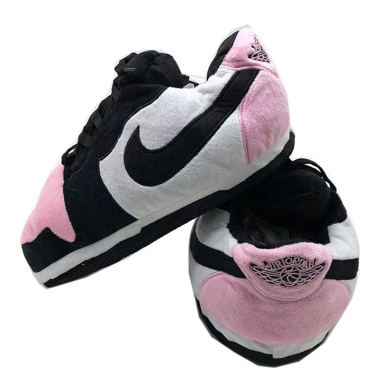 AIRSLICK - Chausson Sneakers Nike Dunk Low Rose et Noir