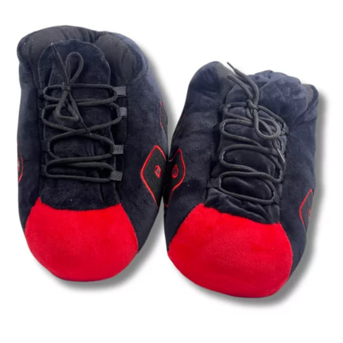 AIRSLICK - Chaussons Sneakers AIR Noir et Rouge