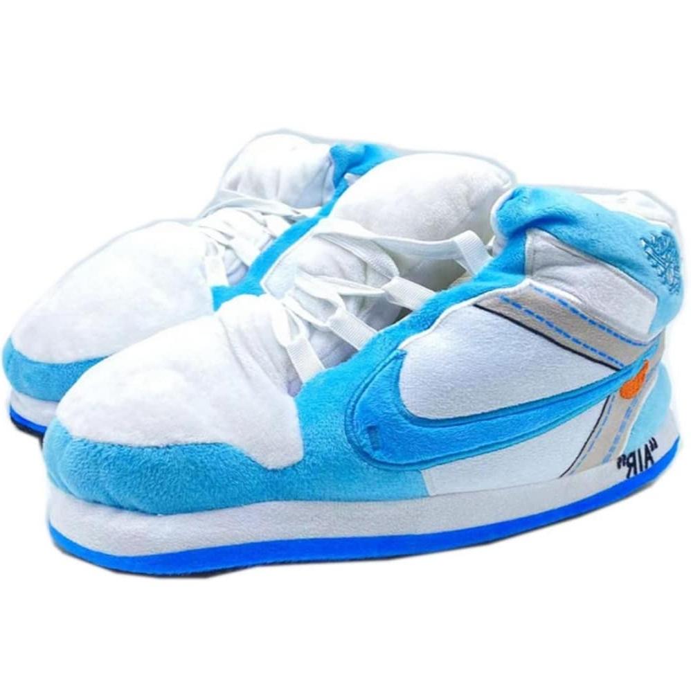 AIRSLICK - Chaussons Sneakers AJ1 X Off-White Bleu