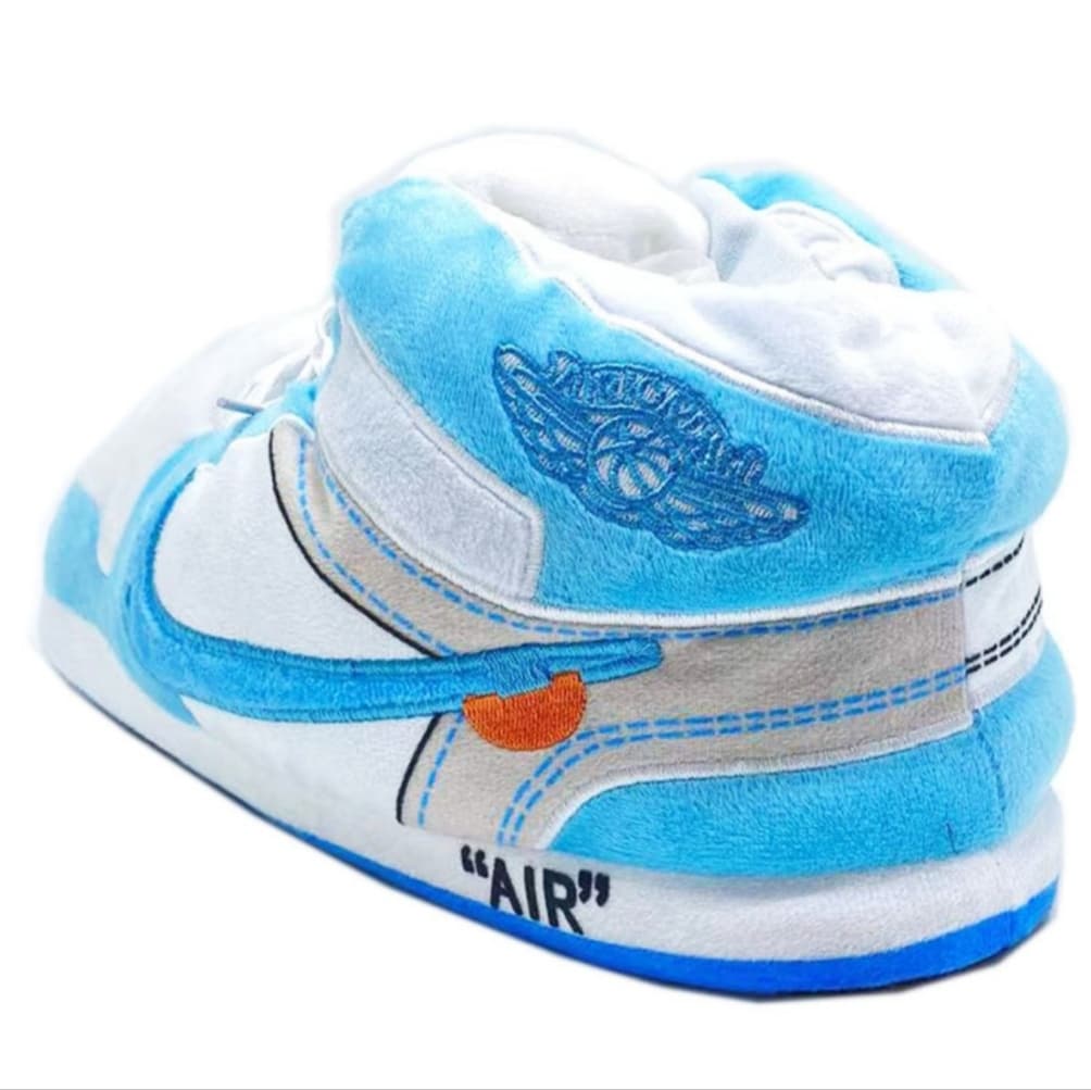 AIRSLICK - Chaussons Sneakers AJ1 X Off-White Bleu