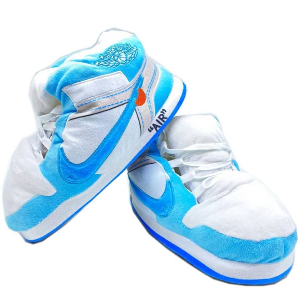 AIRSLICK - Chaussons Sneakers AJ1 X Off-White Bleu