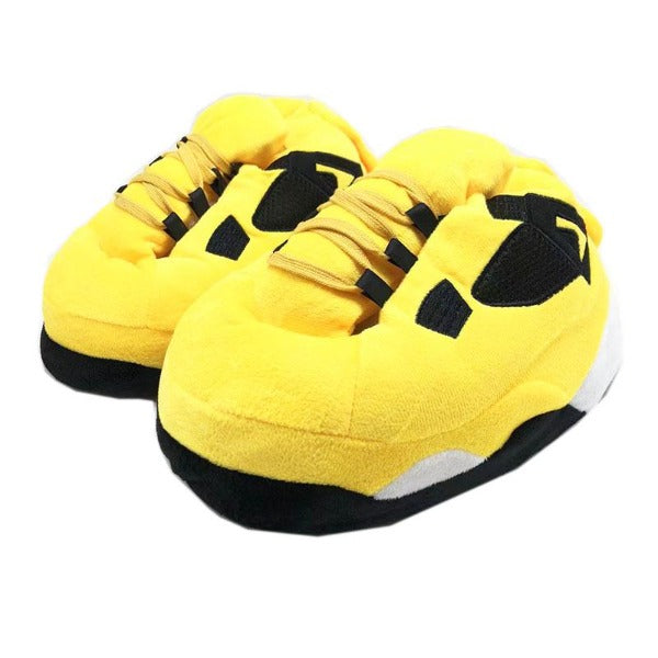 AIRSLICK - Chaussons Sneakers Jordan AJ4 Jaune