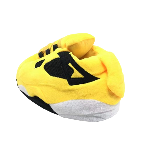 AIRSLICK - Chaussons Sneakers Jordan AJ4 Jaune