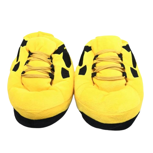 AIRSLICK - Chaussons Sneakers Jordan AJ4 Jaune