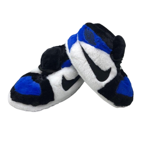 AIRSLICK - Chaussons Sneakers Nike Bleu et Blanc