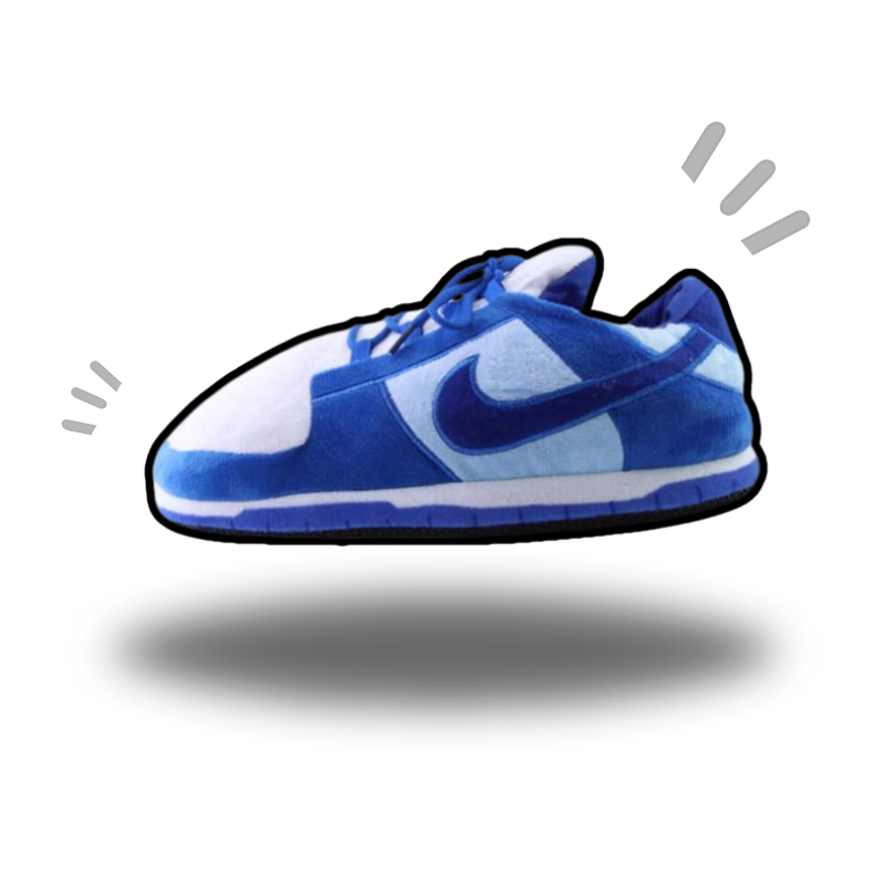 AIRSLICK - Chaussons Sneakers Nike Dunk Low Bleu