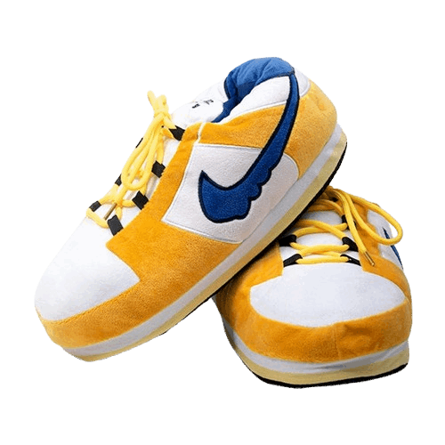 AIRSLICK - Chaussons Sneakers Nike Dunk Low Jaune