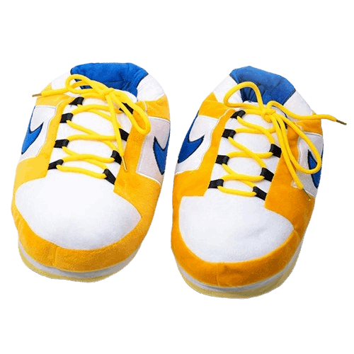 AIRSLICK - Chaussons Sneakers Nike Dunk Low Jaune