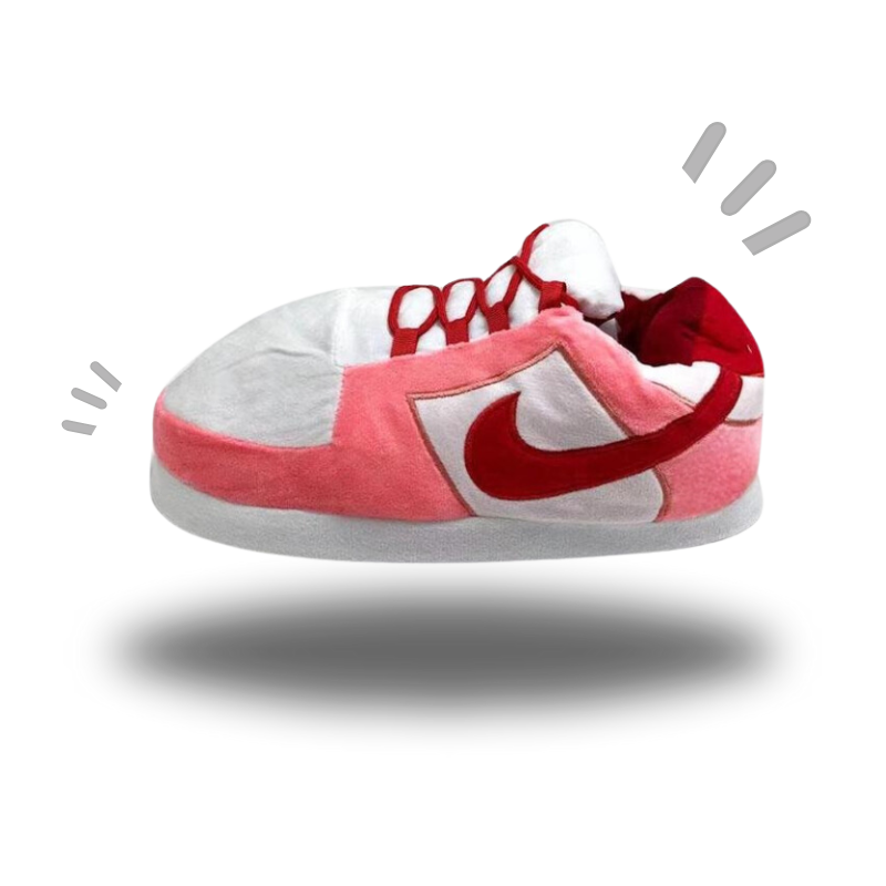 AIRSLICK - Chaussons Sneakers Nike Dunk Low Rose