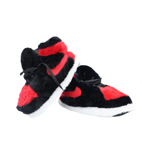 AIRSLICK - Chaussons Sneakers Nike Noir et Rouge