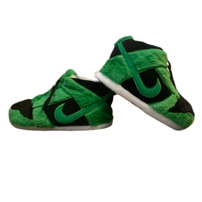 AIRSLICK - Chaussons Sneakers Nike Noir et Vert