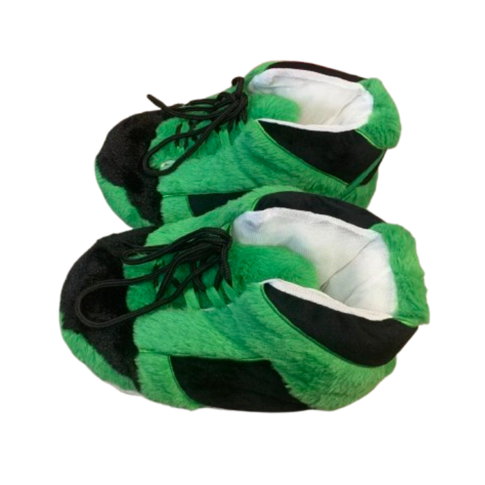 AIRSLICK - Chaussons Sneakers Nike Noir et Vert