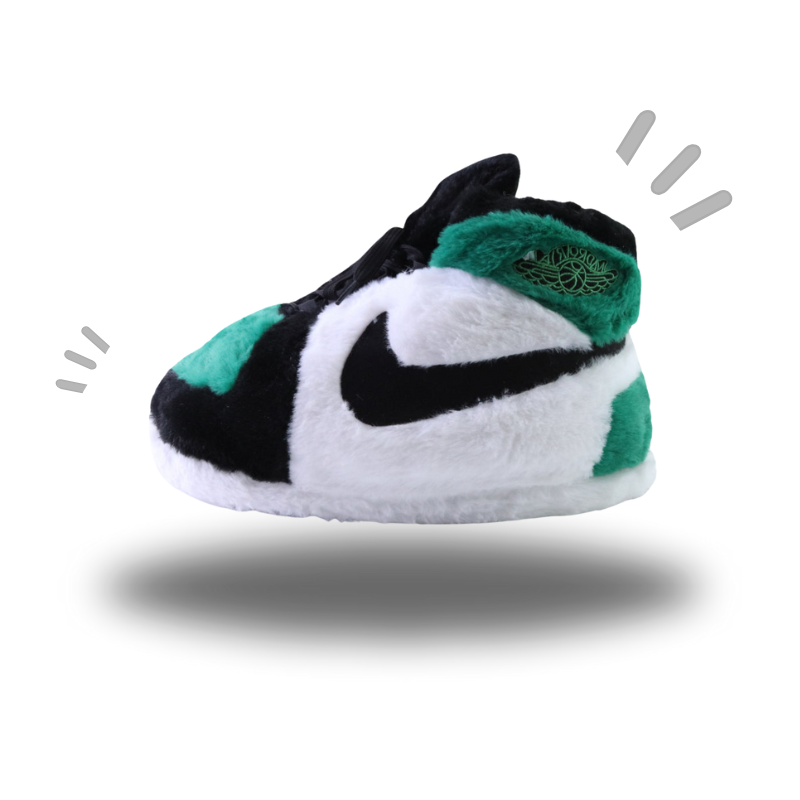 AIRSLICK - Chaussons Sneakers Nike Vert et Noir