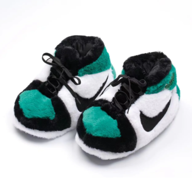 AIRSLICK - Chaussons Sneakers Nike Vert et Noir