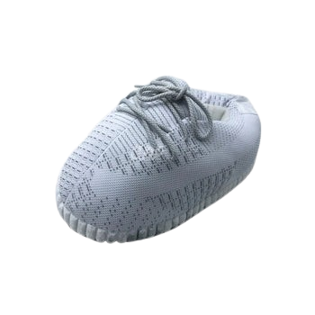 AIRSLICK - Chaussons Sneakers Yeezy Flashy Blanc