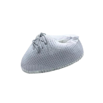 AIRSLICK - Chaussons Sneakers Yeezy Flashy Blanc