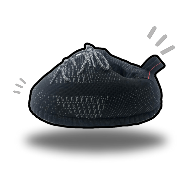 AIRSLICK - Chaussons Sneakers Yeezy Noir