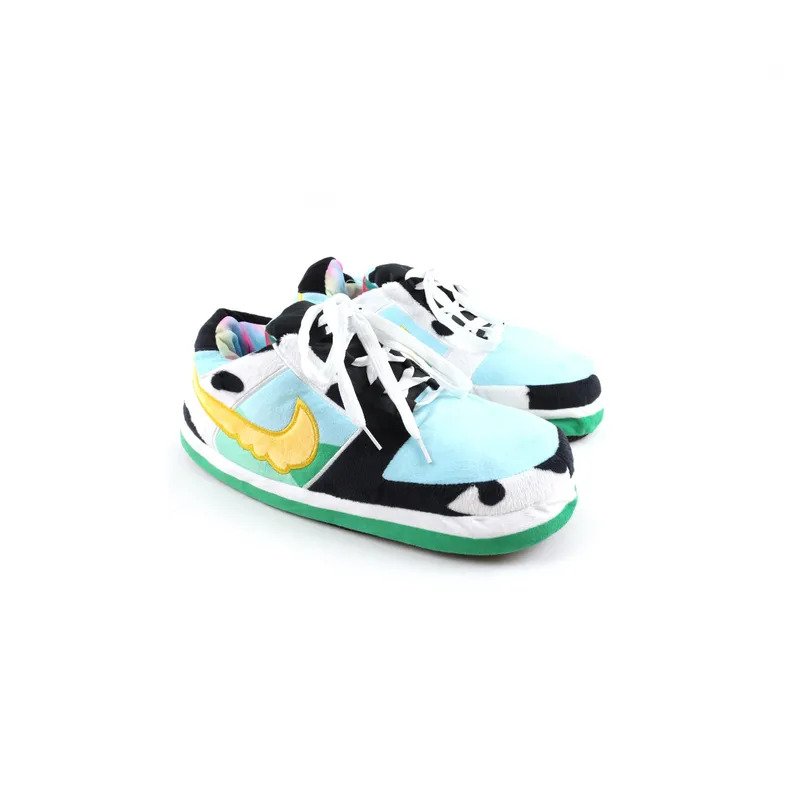 Chaussons Dunk Low X Ben & Jerry's, pantoufles idéales pour un style fun et confortable durant les mois froids